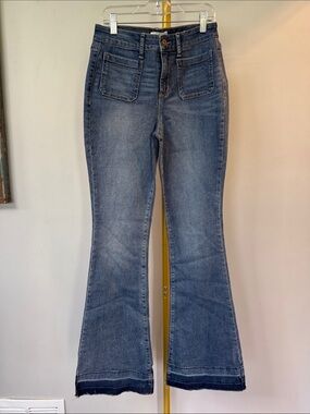 sofia by sofia vergara Blue High-Rise Flare Jeans
